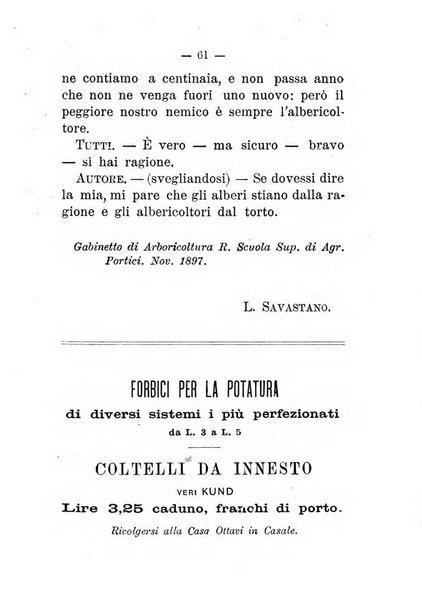 L'amico del contadino almanacco del giornale Il coltivatore