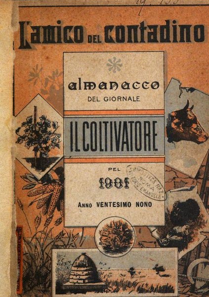 L'amico del contadino almanacco del giornale Il coltivatore