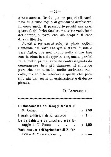 L'amico del contadino almanacco del giornale Il coltivatore