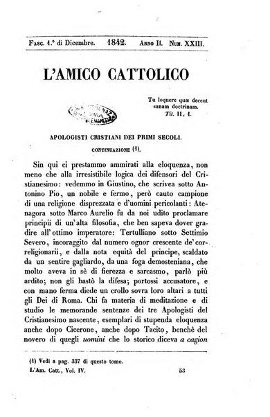 L'amico cattolico