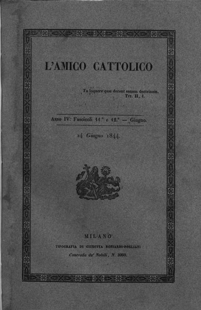 L'amico cattolico