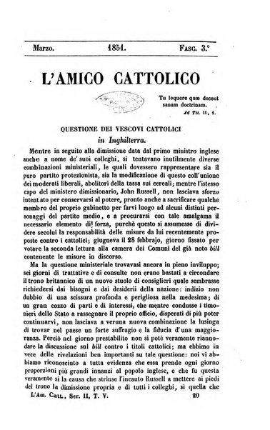 L'amico cattolico