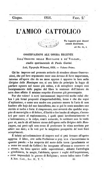 L'amico cattolico