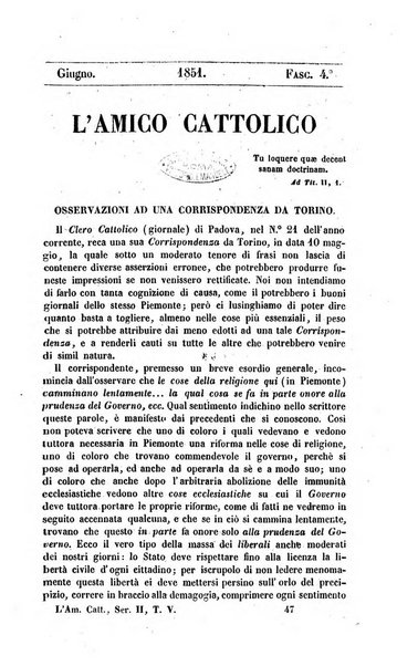 L'amico cattolico