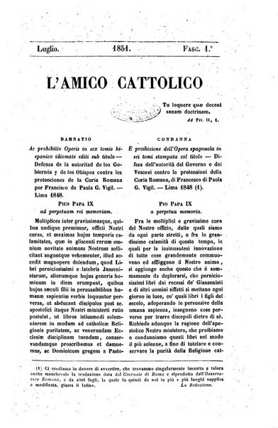 L'amico cattolico