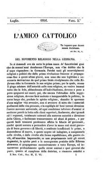 L'amico cattolico