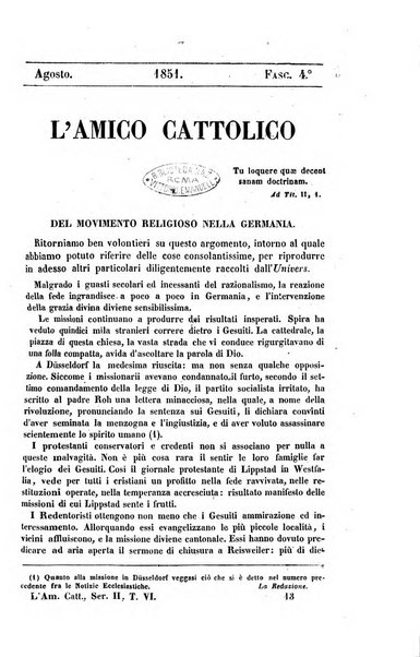 L'amico cattolico