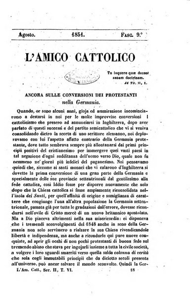 L'amico cattolico