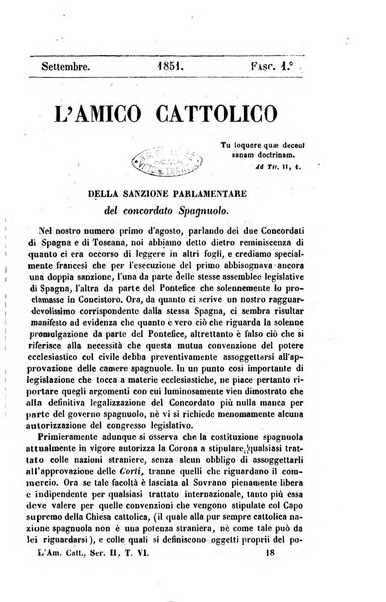 L'amico cattolico