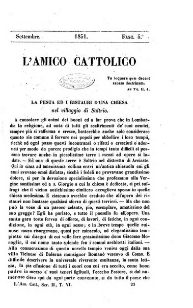 L'amico cattolico