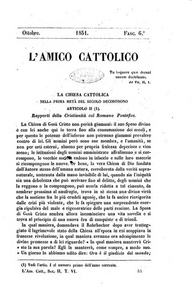 L'amico cattolico