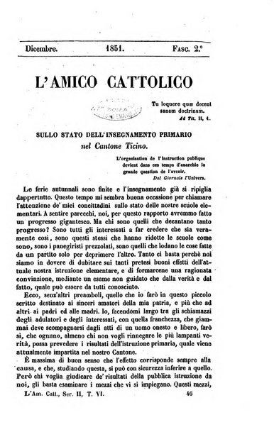 L'amico cattolico