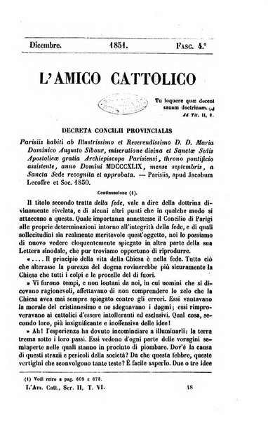 L'amico cattolico