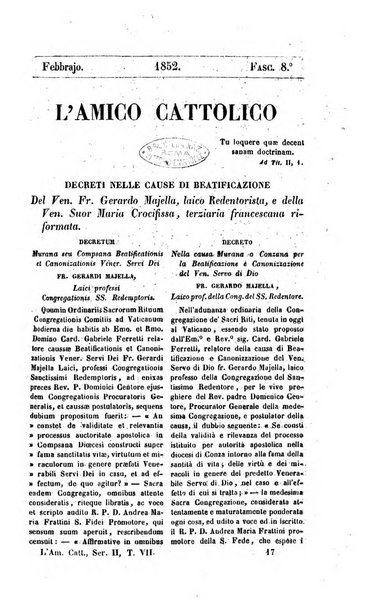 L'amico cattolico