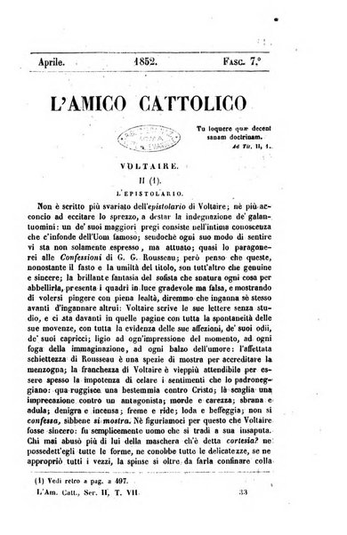 L'amico cattolico