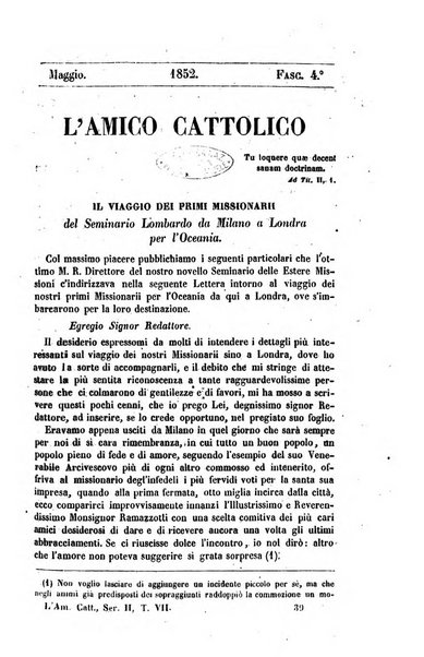 L'amico cattolico