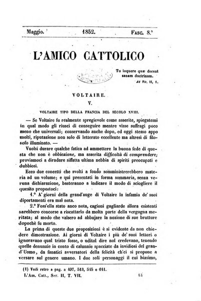 L'amico cattolico