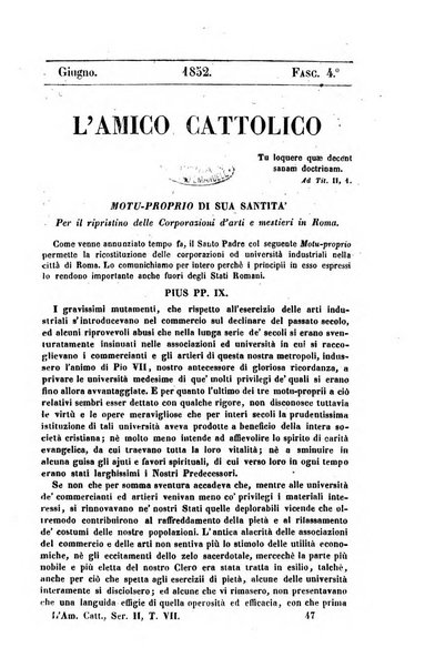 L'amico cattolico