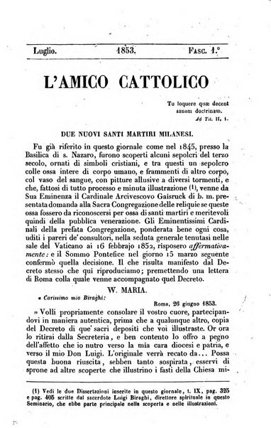 L'amico cattolico