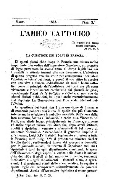 L'amico cattolico