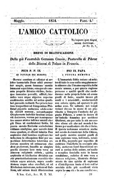 L'amico cattolico