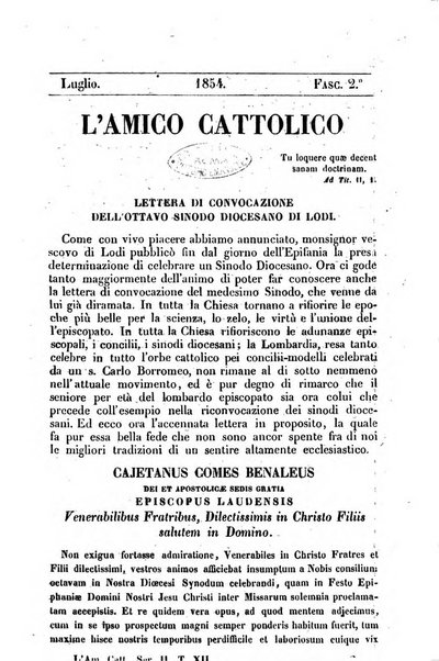 L'amico cattolico