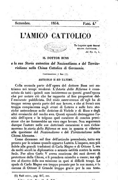 L'amico cattolico