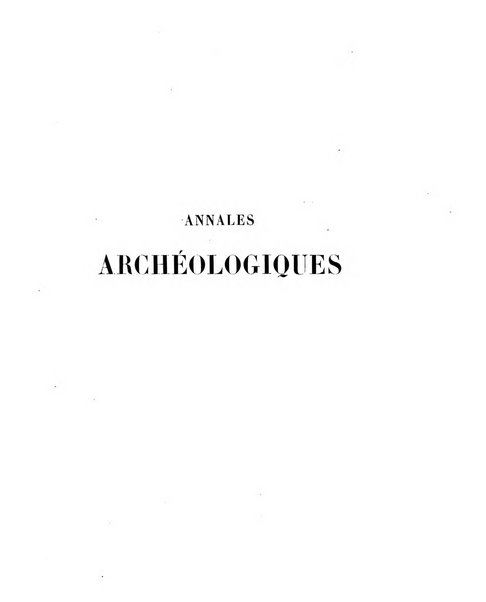 Annales archeologiques