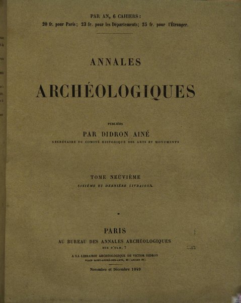 Annales archeologiques