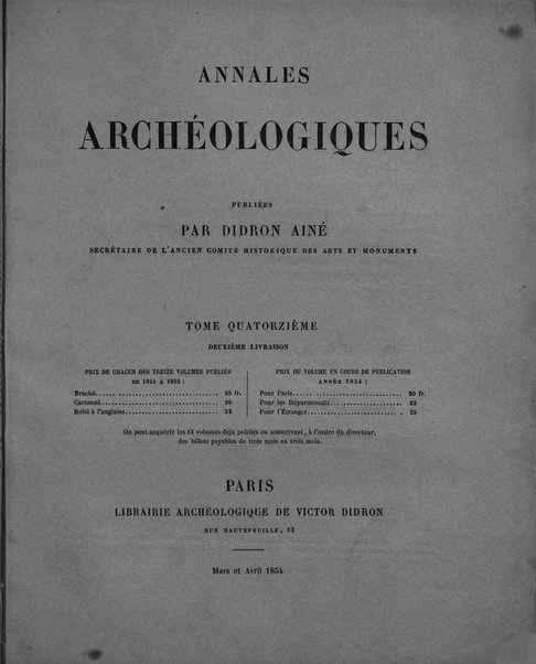 Annales archeologiques