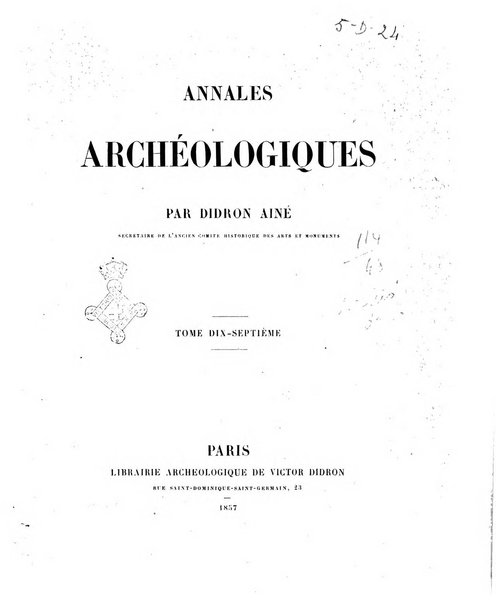 Annales archeologiques