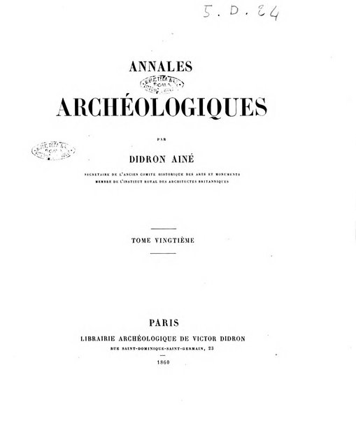 Annales archeologiques