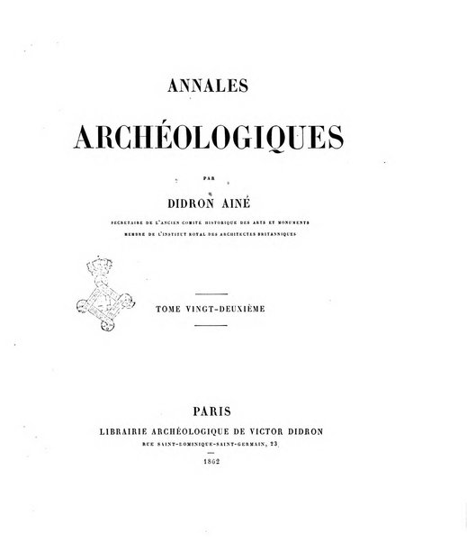 Annales archeologiques