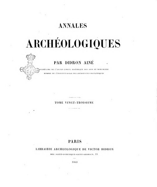 Annales archeologiques