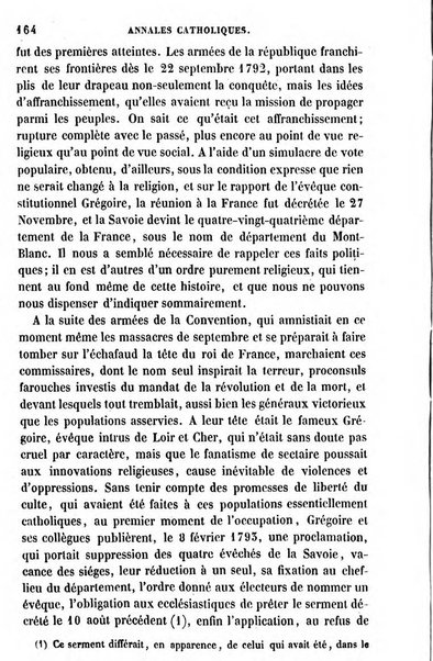 Annales catholiques de Geneve