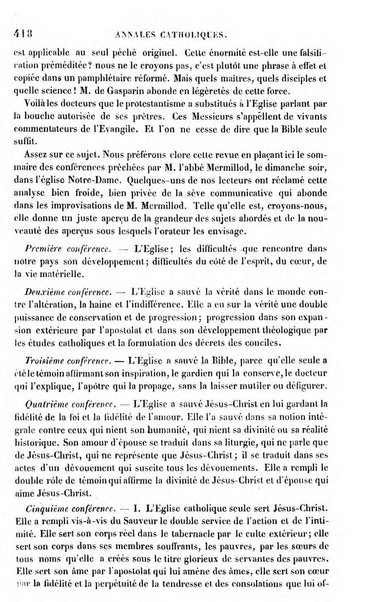 Annales catholiques de Geneve