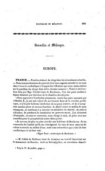 Annales de philosophie chretienne recueil periodique ...