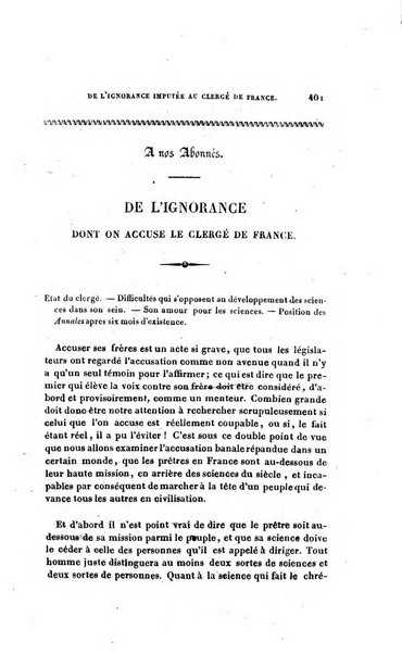 Annales de philosophie chretienne recueil periodique ...