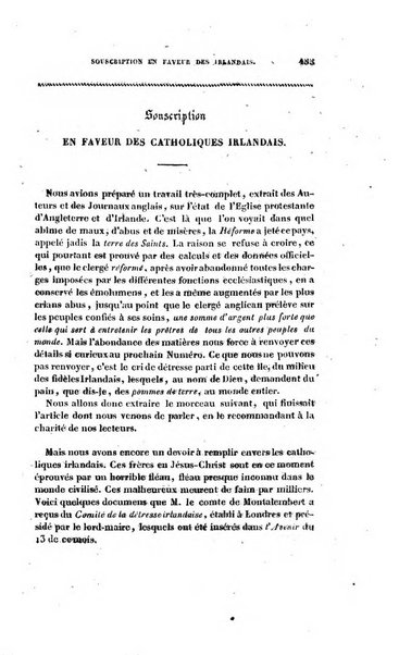 Annales de philosophie chretienne recueil periodique ...