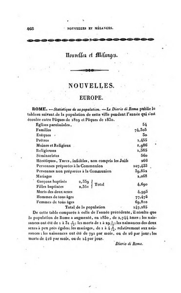 Annales de philosophie chretienne recueil periodique ...