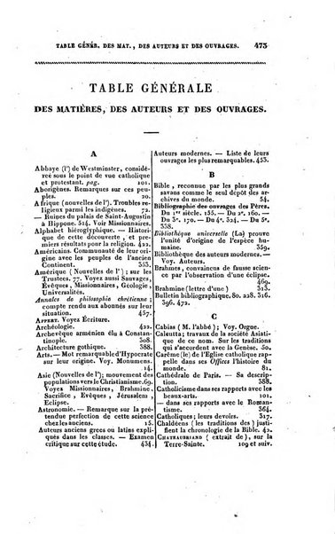 Annales de philosophie chretienne recueil periodique ...