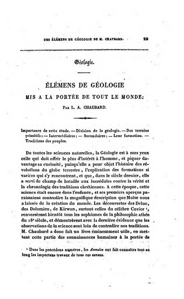 Annales de philosophie chretienne recueil periodique ...