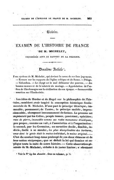 Annales de philosophie chretienne recueil periodique ...