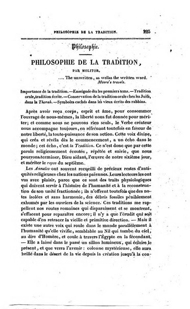 Annales de philosophie chretienne recueil periodique ...