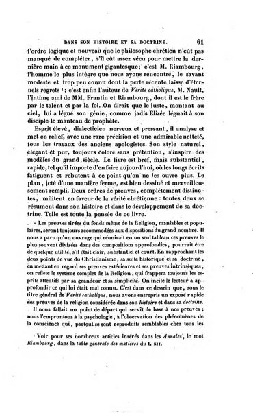 Annales de philosophie chretienne recueil periodique ...