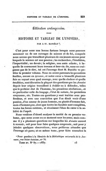 Annales de philosophie chretienne recueil periodique ...