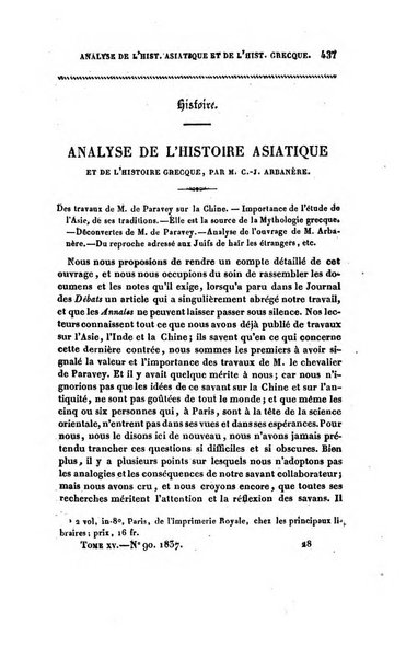 Annales de philosophie chretienne recueil periodique ...