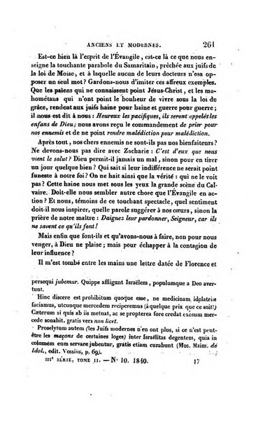 Annales de philosophie chretienne recueil periodique ...