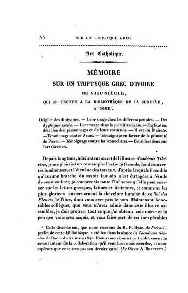 Annales de philosophie chretienne recueil periodique ...