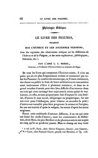 Annales de philosophie chretienne recueil periodique ...